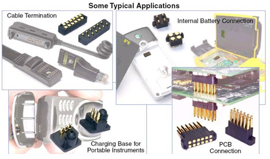 pogopin連接器使用在那些領(lǐng)域插圖